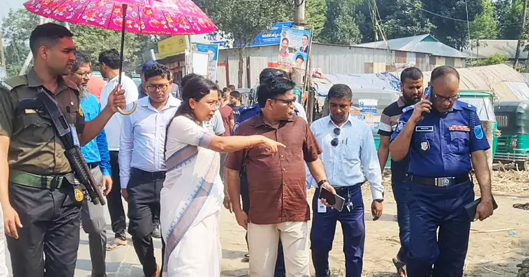 টাঙ্গাইলে পৌর কর্তৃপক্ষের উচ্ছেদ অভিযান